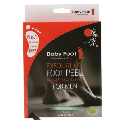 Baby Foot Exfoliation Foot Peel For Men 1 Pair 80 ml