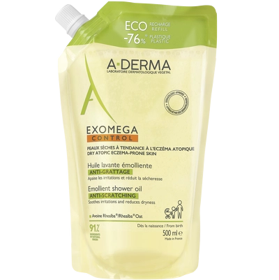 A-DERMA Exomega Control Shower Oil Refill 500 ml