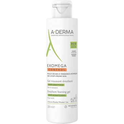 A-DERMA Exomega Control Foaming Gel 200 ml
