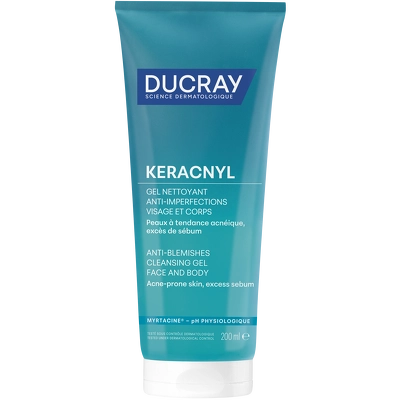 DUCRAY Keracnyl Anti-Blemishes Cleansing Gel 200 ml