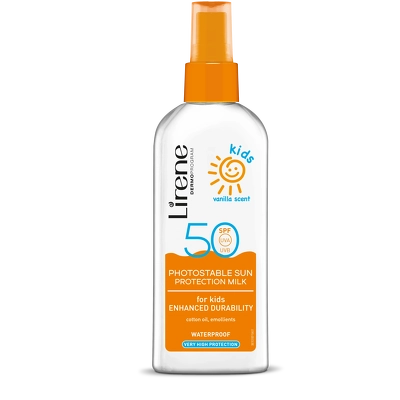 Lirene Sun Protection Milk KIDS Vanilla Scent SPF 50 - 150 ml