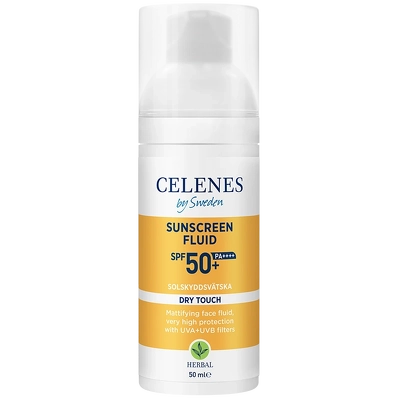 Celenes Herbal Sunscreen Dry Touch Fluid SPF 50 - 50 ml