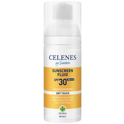 Celenes Herbal Sunscreen Dry Touch Fluid SPF 30 - 50 ml