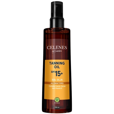 Celenes Herbal Tanning Oil SPF 15 - 200 ml