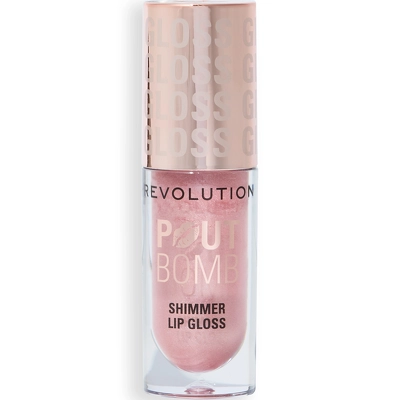 Makeup Revolution Pout Bomb Shimmer Gloss 4,6 ml - Shine Pink