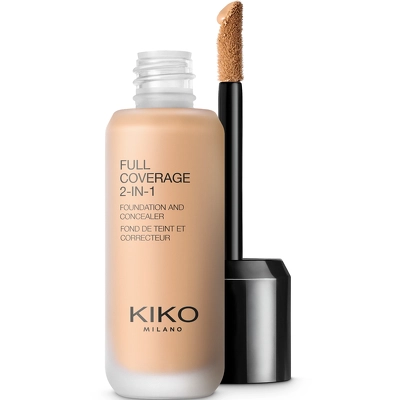 KIKO Milano Full Coverage 2-In-1 Foundation & Concealer 25 ml - WR50 Warm Rose