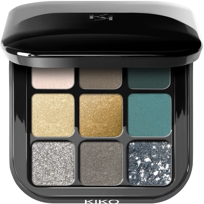 KIKO Milano Glamour Multi Finish Eyeshadow Palette 2,5 gr. - 06 Green Vibes