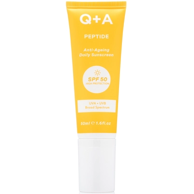 Q+A Peptide Renewing Face Sunscreen SPF 50 - 50 ml