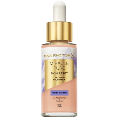 Max Factor Miracle Pure 2in1 Skin Reset Serum Foundation 30 ml - 10-30 Fair
