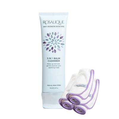 Rosalique 3 In 1 Balm Cleanser 100 ml + 3 Bamboo Cloths