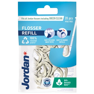 Jordan Easy Clean Flosser Refill 20 Pieces