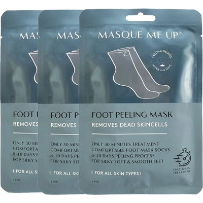 Masque Me Up Foot Peeling Mask 3 Piece Set