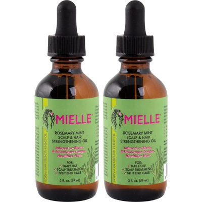 Mielle Rosemary Mint Scalp and Hair Strengthening Oil 2 x 59 ml