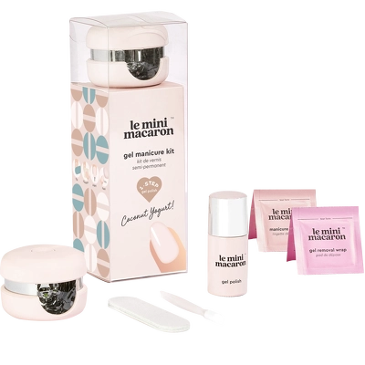 Le Mini Macaron Gel Manicure Kit - Coconut Yogurt