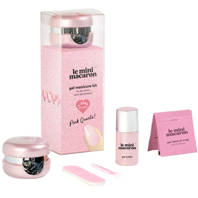 Le Mini Macaron Gel Manicure Kit - Pink Quartz