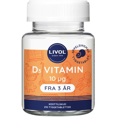 Livol D3-Vitamin 210 Pieces