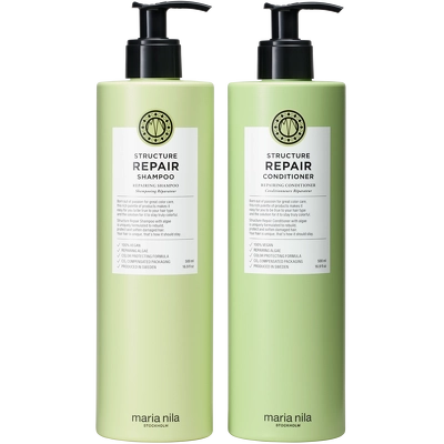 Maria Nila Structure Repair Shampoo & Conditioner 500 ml (Limited Edition)