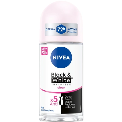 Nivea Black & White Original Female Roll On 50 ml
