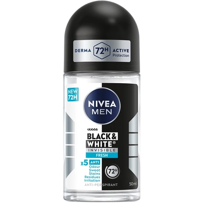 Nivea Black & White Fresh Male Roll On 50 ml