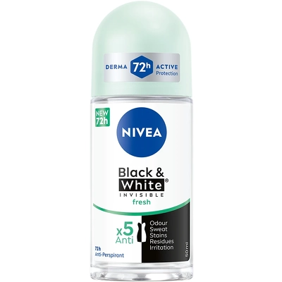Nivea Black & White Fresh Female Roll On 50 ml