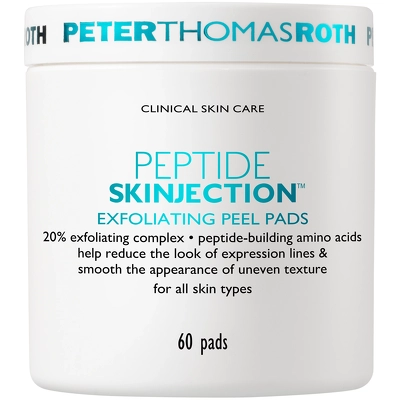 Peter Thomas Roth Peptide Skinjection Exfoliating Peel Pads 60 Pieces