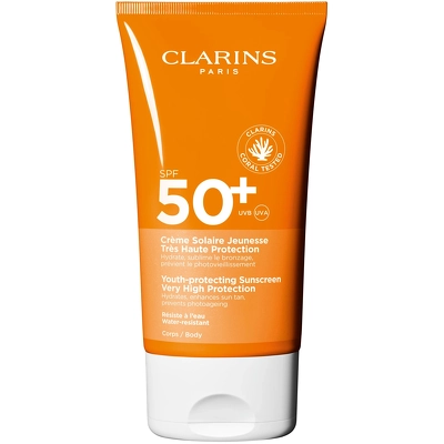 Clarins Sun Body Youth Protecting Sunscreen SPF50+ 150 ml