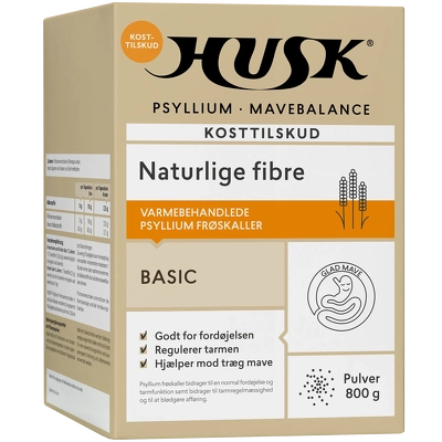 HUSK Psyllium Mavebalance Pulver 800 gr.