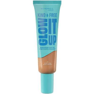 RIMMEL Kind & Free Glow It Up Skin Tint 30 ml - Classic beige 201