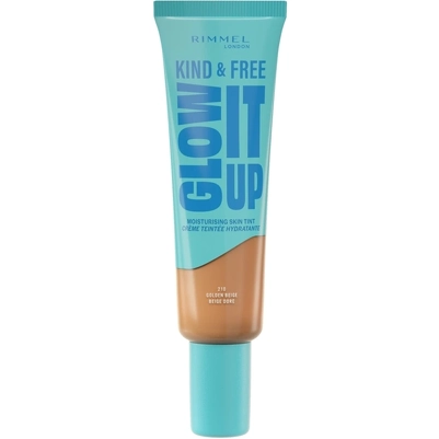RIMMEL Kind & Free Glow It Up Skin Tint 30 ml - Golden beige 210