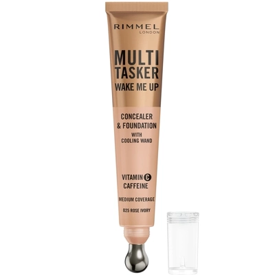 RIMMEL Multi Tasker Wake Me Up Concealer & Foundation 20 ml - Rose Ivory 025