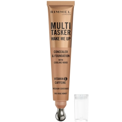 RIMMEL Multi Tasker Wake Me Up Concealer & Foundation 20 ml - Rose Honey 065