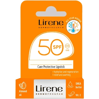 Lirene Sun Protective Lip Balm SPF 50 - 4,3 gr.