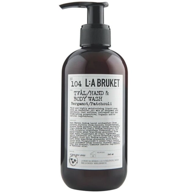 L:a Bruket 104 Hand & Body Wash 240 ml - Bergamot/Patchouli