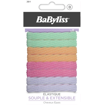 BaByliss KIDS Stretchy & Flexible Jumbo Elastics 8 Pieces