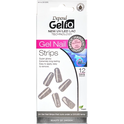 Depend Cosmetic Gel iQ Gel Nail Strips 24 Pieces - Line Up