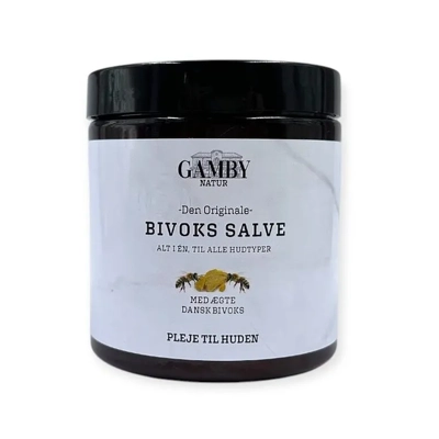 Gamby Natur Bivoks Salve 250 ml Krukke