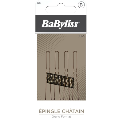 BaByliss Accessories Hairpins U-form Brown 65 Pieces