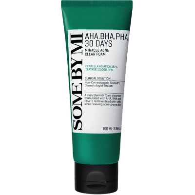 Some By Mi AHA BHA PHA 30 Days Miracle Acne Clear Foam 100 ml