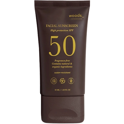 Woods_Copenhagen Facial Sunscreen SPF 50 50 ml