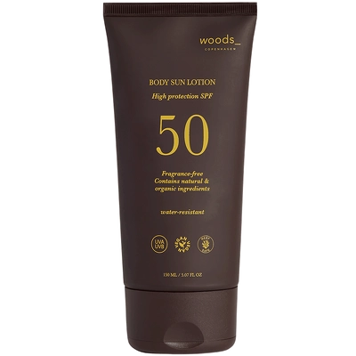 Woods_Copenhagen Body Sun Lotion SPF 50 150 ml