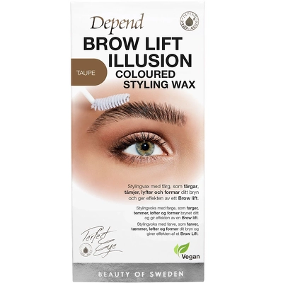 Depend Cosmetic PE Brow Lift Illusion Coloured Styling Wax 5 gr. - Taupe