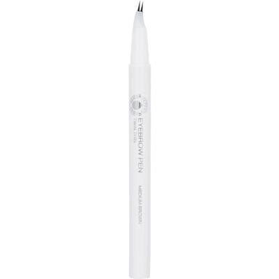 Depend Cosmetic PE Eyebrow Pen Twin Thin 0,55 gr. - Medium Brown