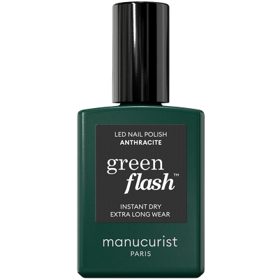 Manucurist Green Flash Nail Polish 15 ml - Anthracit