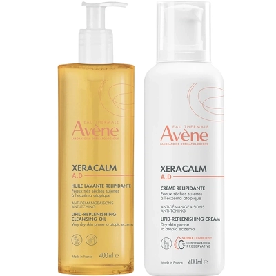 Avène XeraCalm A.D Cleanse & Care Duo