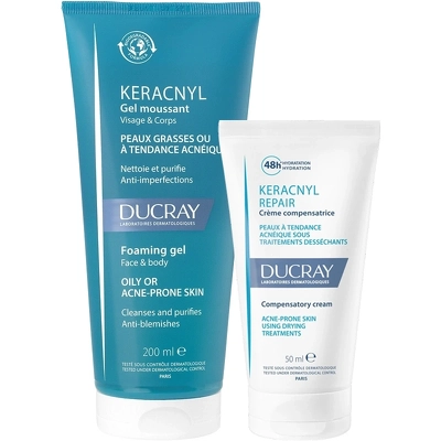 DUCRAY Keracnyl Cleanse & Care Duo