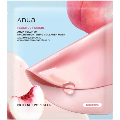 Anua Peach 70 Niacin Brightening Collagen Mask 1 Piece