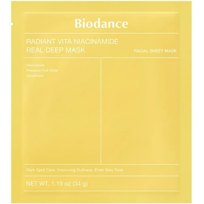 Biodance Radiant Vita Niacinamide Real Deep Mask 1 Piece