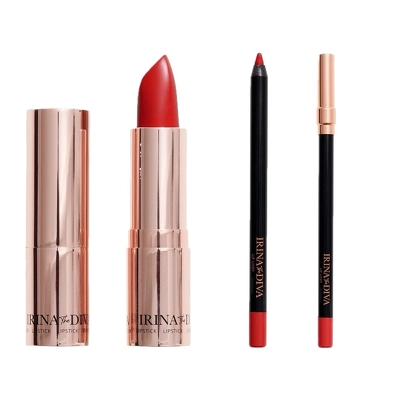 Irina The Diva Lipstick + Lip Liner - 004 Mrs. Olsen
