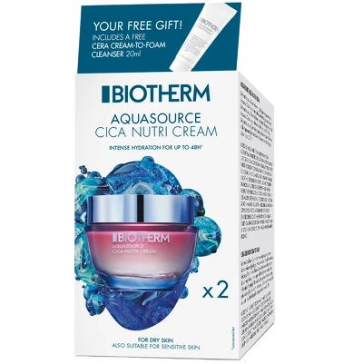 Biotherm Aquasource Cica Nutri Cream Duo Set (Limited Edition)
