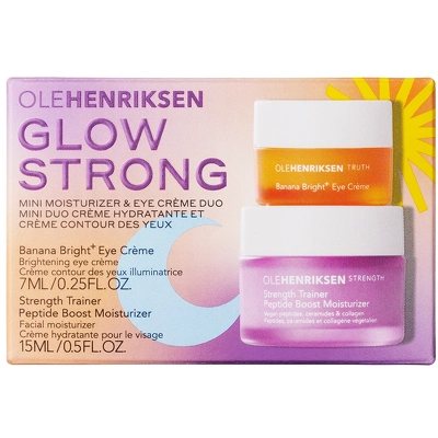 Ole Henriksen Strength Trainer Moist + Banana Brigth Eye Creme Gift Set (Limited Edition)
